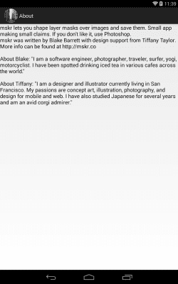 Screenshot of the application mskr - #10