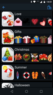Screenshot of the application Floral photo frames - #5