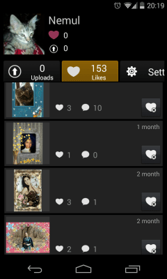 Screenshot of the application Floral photo frames - #7
