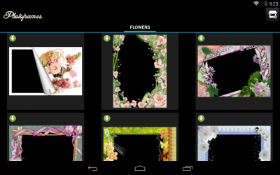 Screenshot of the application Floral photo frames - #9
