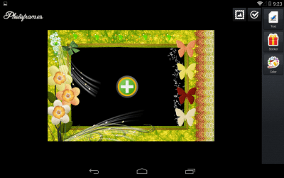 Screenshot of the application Floral photo frames - #10