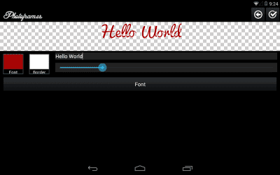 Screenshot of the application Floral photo frames - #11
