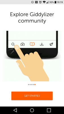 Screenshot of the application Giddylizer - #6