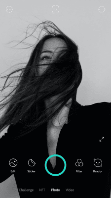 Screenshot of the application Candy Camera - #8