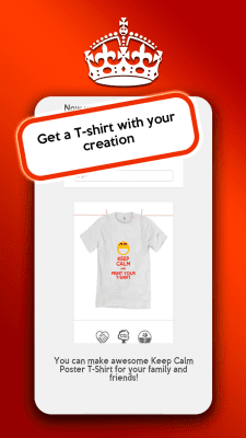 Screenshot of the application Keep Calm Generator - #7