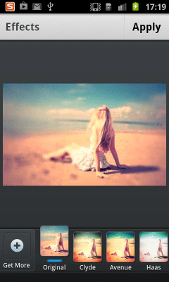 Screenshot of the application Focus Effect - #4