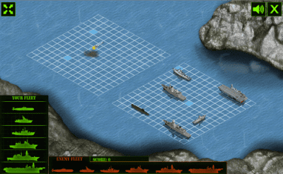 Screenshot of the application Battleship - #1