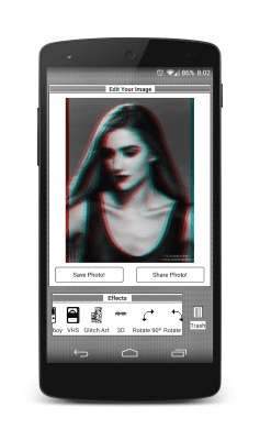 Screenshot of the application Glitchr - #4