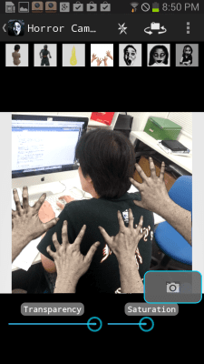 Screenshot of the application Horror Camera -Scary Photo- - #5