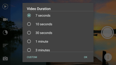Screenshot of the application Framelapse - #7
