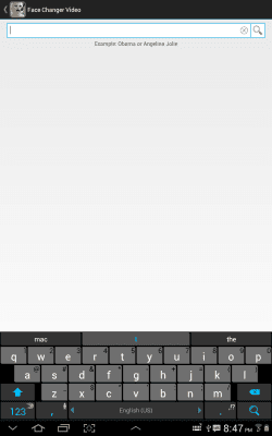Screenshot of the application Face Changer Video - #11