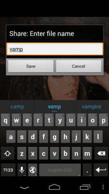 Screenshot of the application Vampire me! - #5