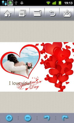 Screenshot of the application Photo postcards - #5