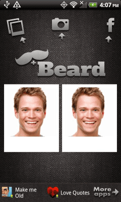 Screenshot of the application Make me Bearded - #1