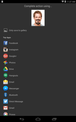 Screenshot of the application Make me Bearded - #3