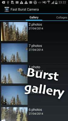 Screenshot of the application Fast Burst Camera Lite - #4