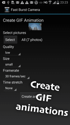 Screenshot of the application Fast Burst Camera Lite - #5