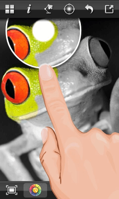 Screenshot of the application Color Splash FX - #3