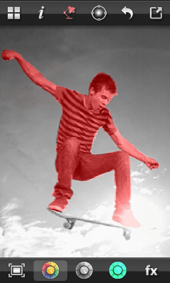 Screenshot of the application Color Splash FX - #7