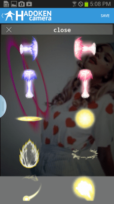 Screenshot of the application HADOKEN CAMERA -Animated Gif- - #6