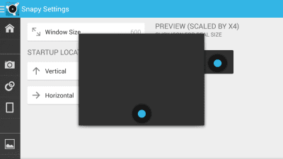 Screenshot of the application Snapy, The Floating Camera - #7