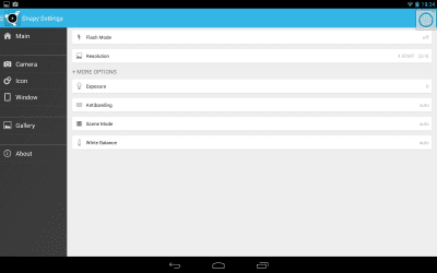 Screenshot of the application Snapy, The Floating Camera - #12