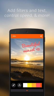 Screenshot of the application Gif Me! Camera - #3