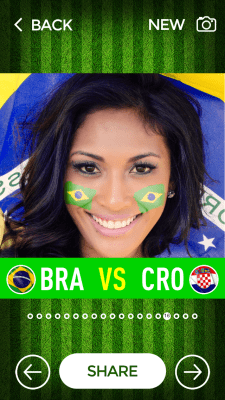 Screenshot of the application Flag Face - FlagFace - #4