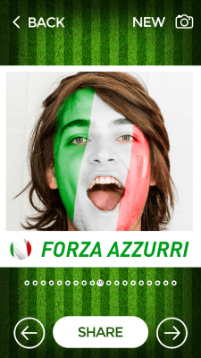 Screenshot of the application Flag Face - FlagFace - #5