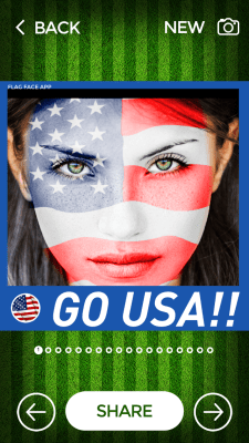 Screenshot of the application Flag Face - FlagFace - #6