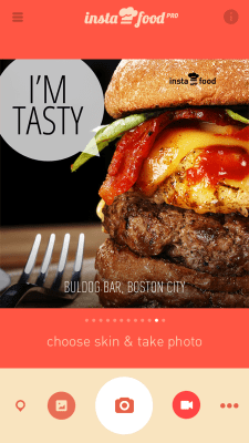 Screenshot of the application InstaFood - #5