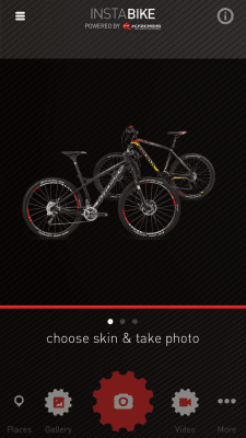 Screenshot of the application Photobike powered by Kross - #2