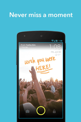 Screenshot of the application ScreenPop Lockscreen Messenger - #4