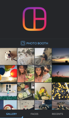 Screenshot of the application Layout from Instagram - #1