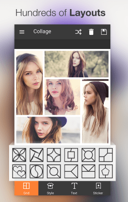 Screenshot of the application Photo collage editor - #1