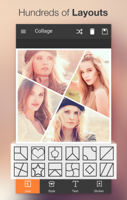 Screenshot of the application Photo collage editor - #2