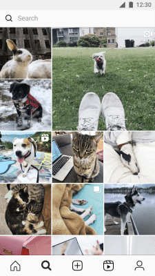 Screenshot of the application Instagram Lite - #4