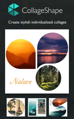 Screenshot of the application Collage Shape - Collages - #2