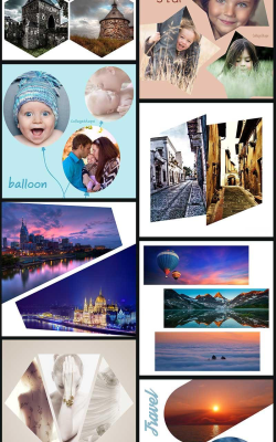 Screenshot of the application Collage Shape - Collages - #3