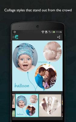 Screenshot of the application Collage Shape - Collages - #4