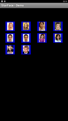 Screenshot of the application Starface - #3