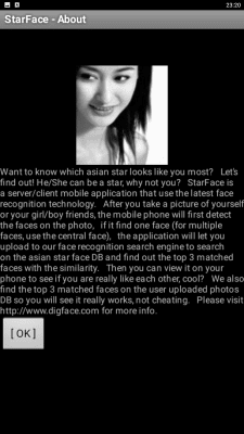 Screenshot of the application Starface - #5