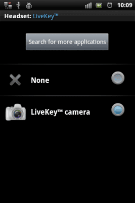 Screenshot of the application LiveKey Camera - #2