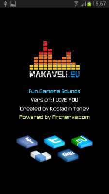Screenshot of the application Fun Camera Sounds - #5
