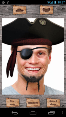 Screenshot of the application Make Me A Pirate - #2