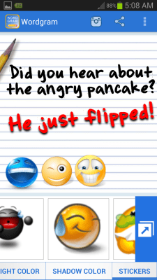 Screenshot of the application Wordgram (Instagram Text app) - #3