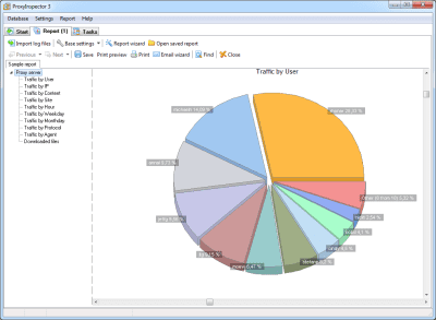 Screenshot of the application ProxyInspector Standard edition - #3