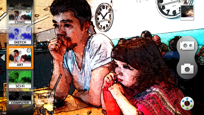 Screenshot of the application Camera 2 - #5