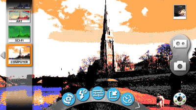 Screenshot of the application Camera 2 - #7