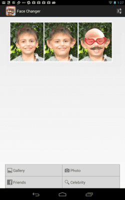 Screenshot of the application Face Changer - #6